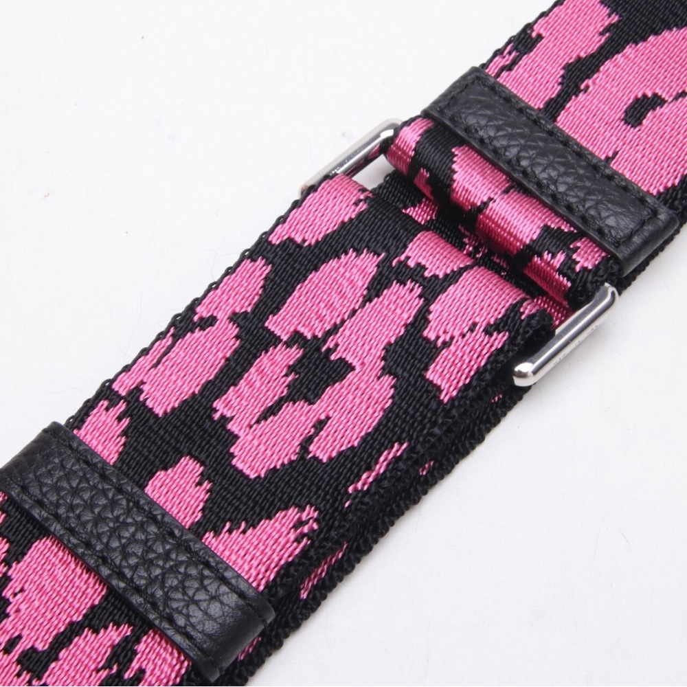 ISO Marc Jacobs Webbing Leopard Pink bag strap